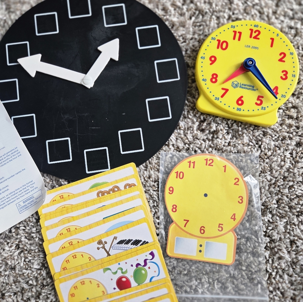 Learning Resources Time Activity Set - Yellow - Picture 3 of 10